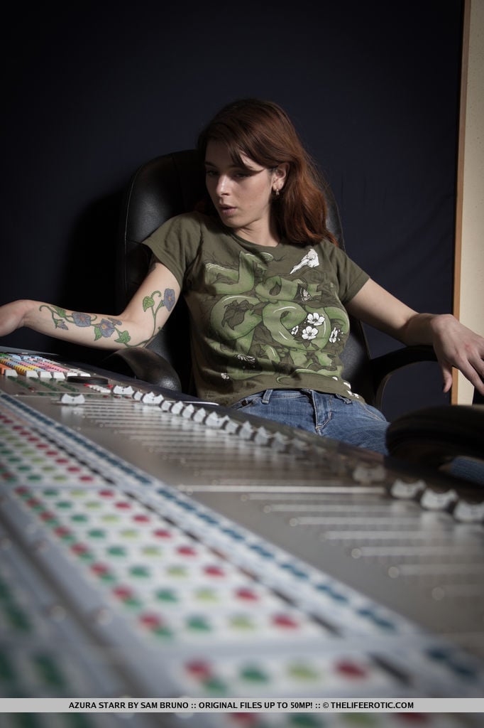 Azura Starr in The Recording Studio 1 photo 2 of 17